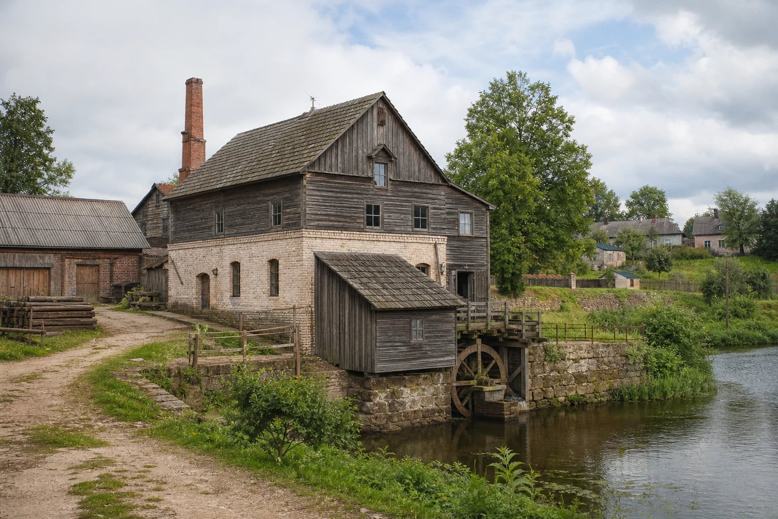 Ельница, водяная мельница (руины)