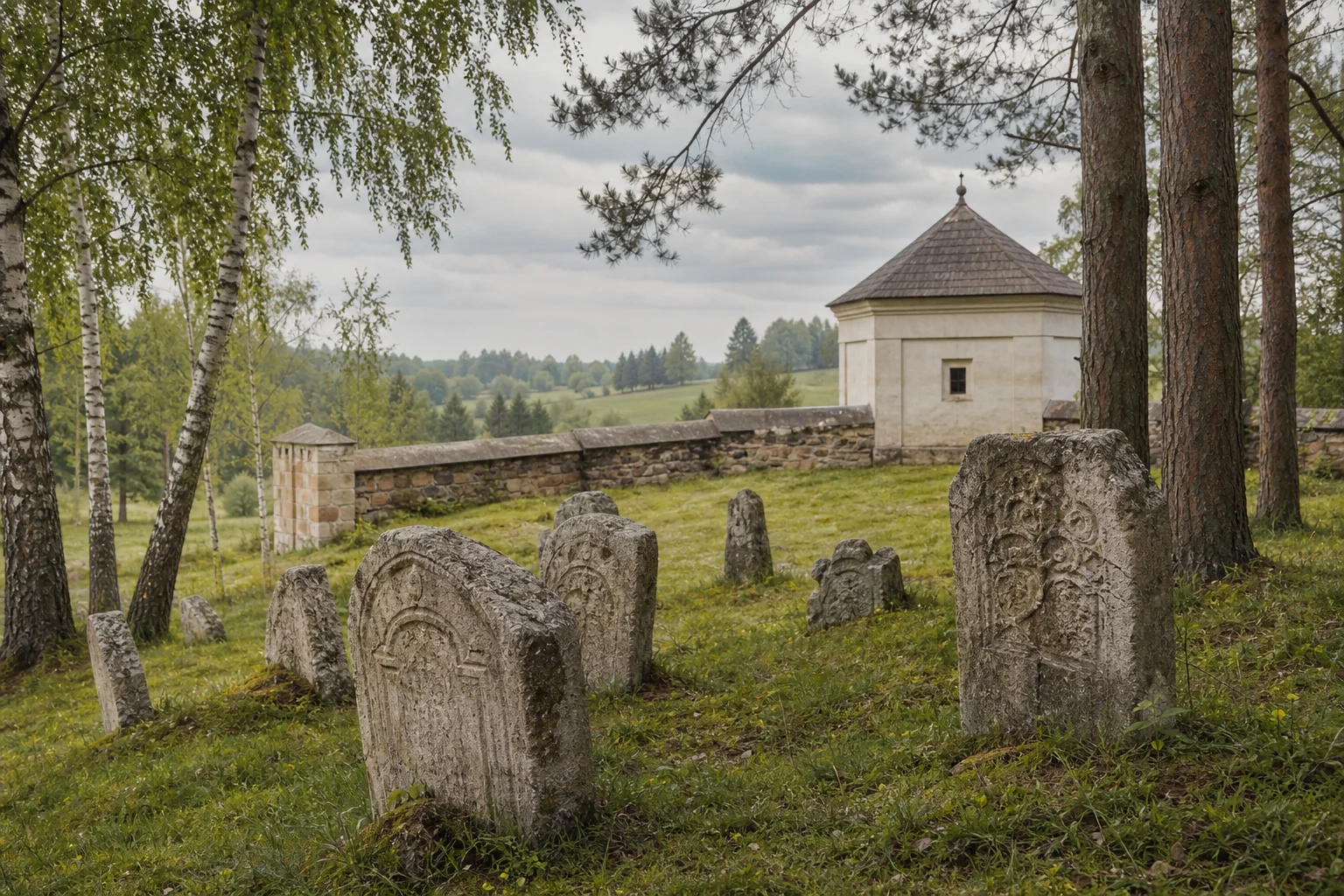 Еврейское кладбище в Друе