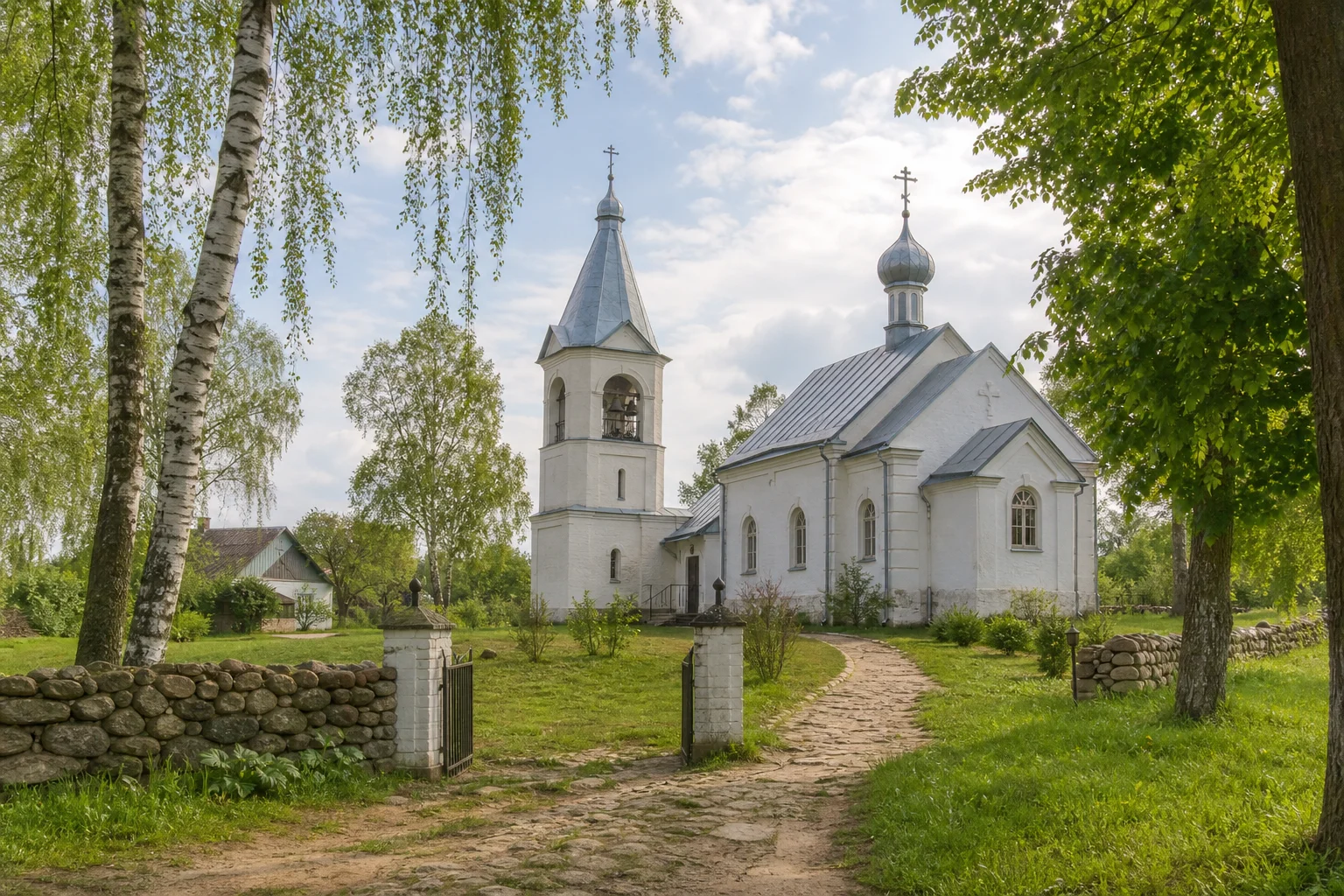 Георгиевская церковь со звонницей