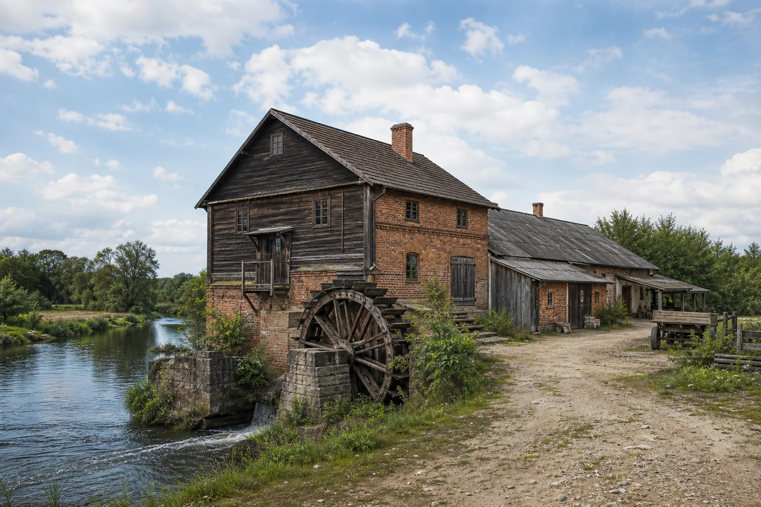 Гервяты, водяная мельница