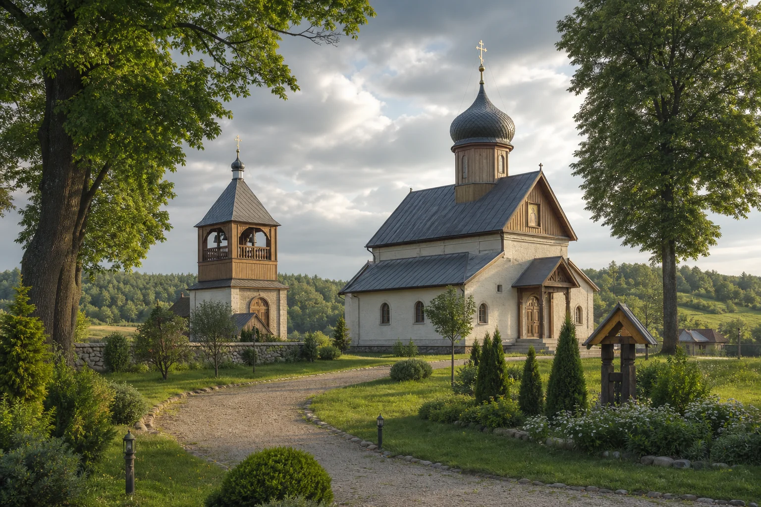 Гнесичи, монастырь: церковь св. Елисея Лавришевского