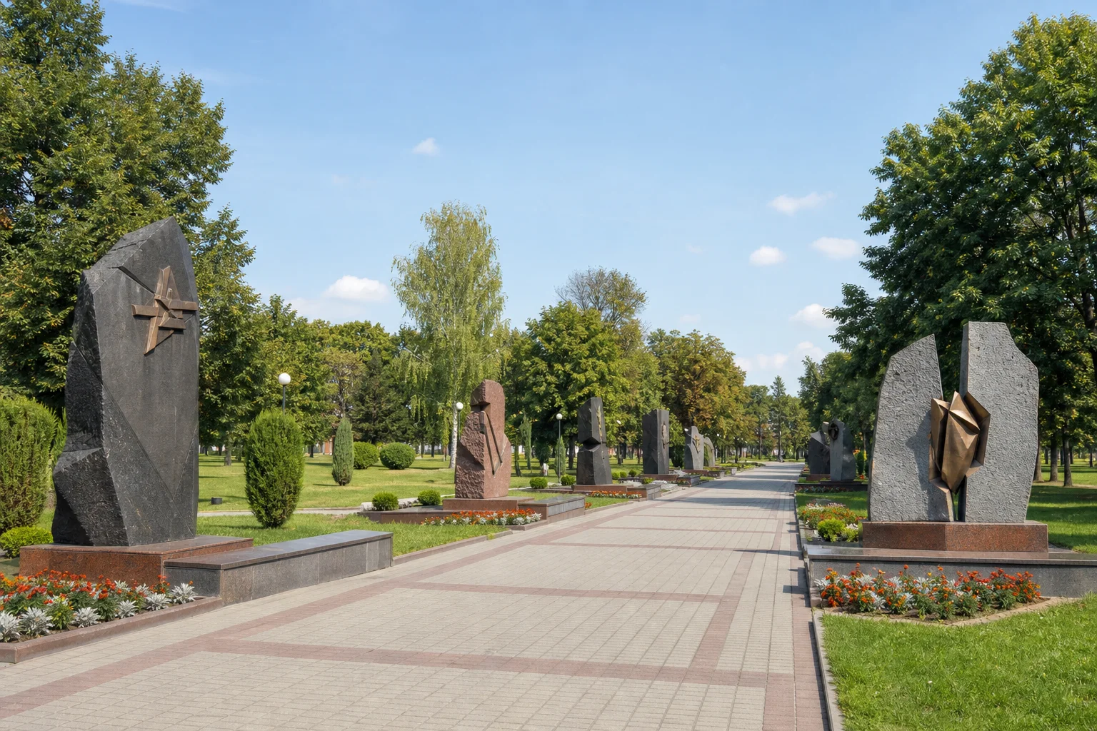 Гомель. Аллея героев