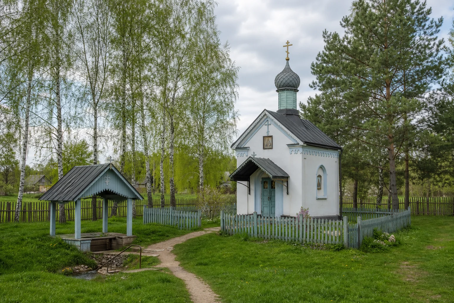 Городец, часовня придорожная