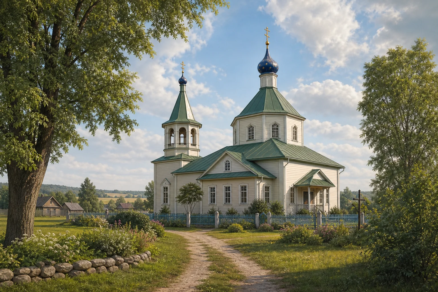 Городечно. Покровская церковь