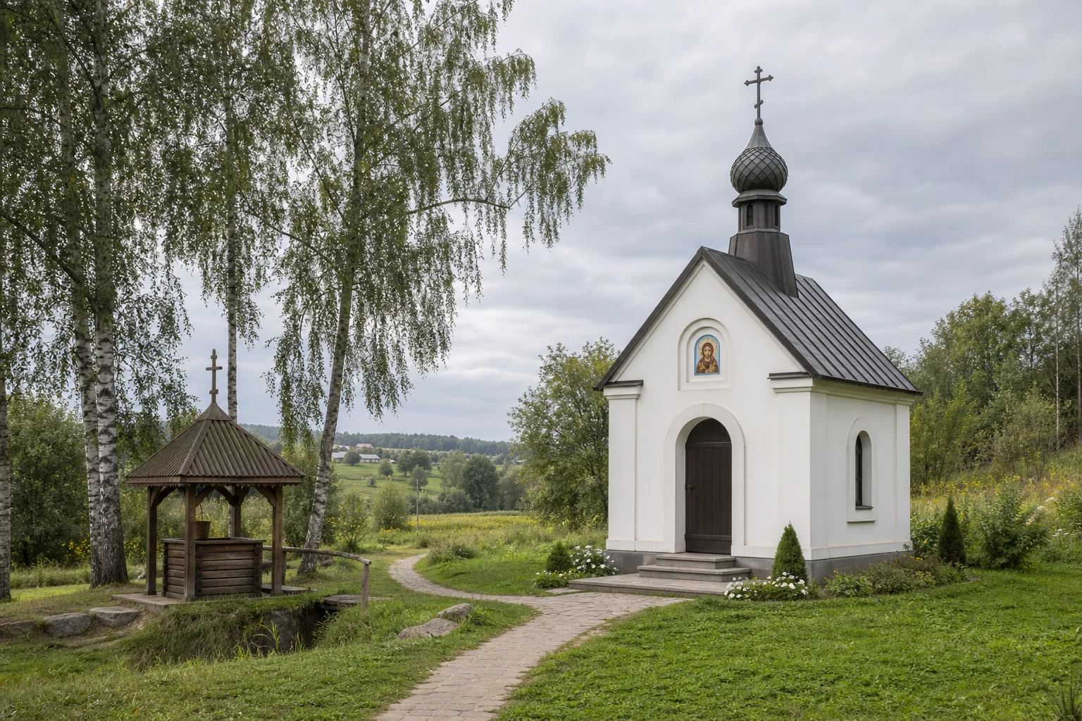 Городище, часовня придорожная