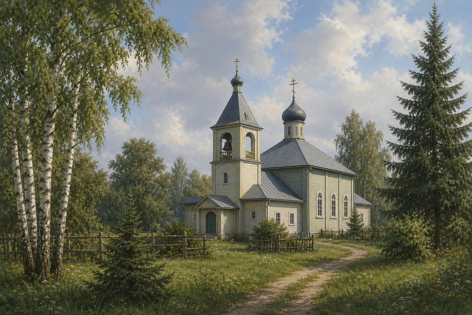 Городьки. Церковь Покрова Пресвятой Богородицы