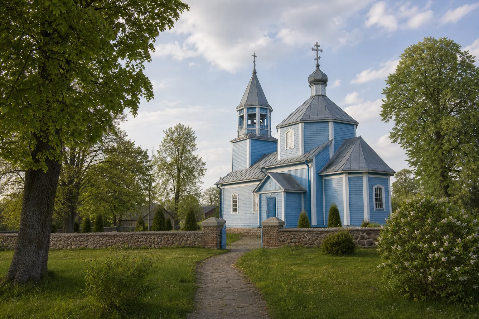 Гощево, церковь Крестовоздвиженская (дерев.)