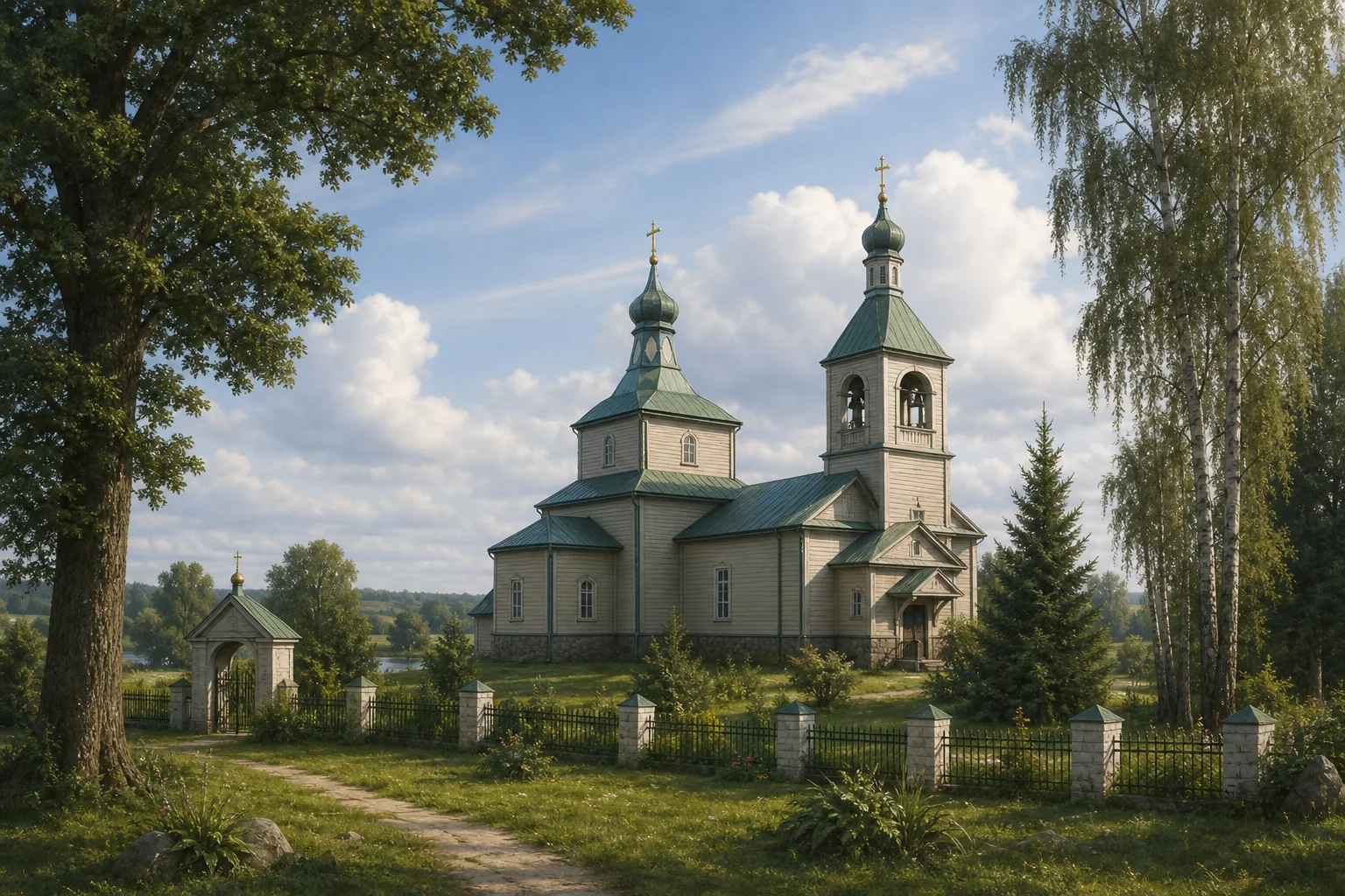 Грицевичи, церковь Крестовоздвиженская