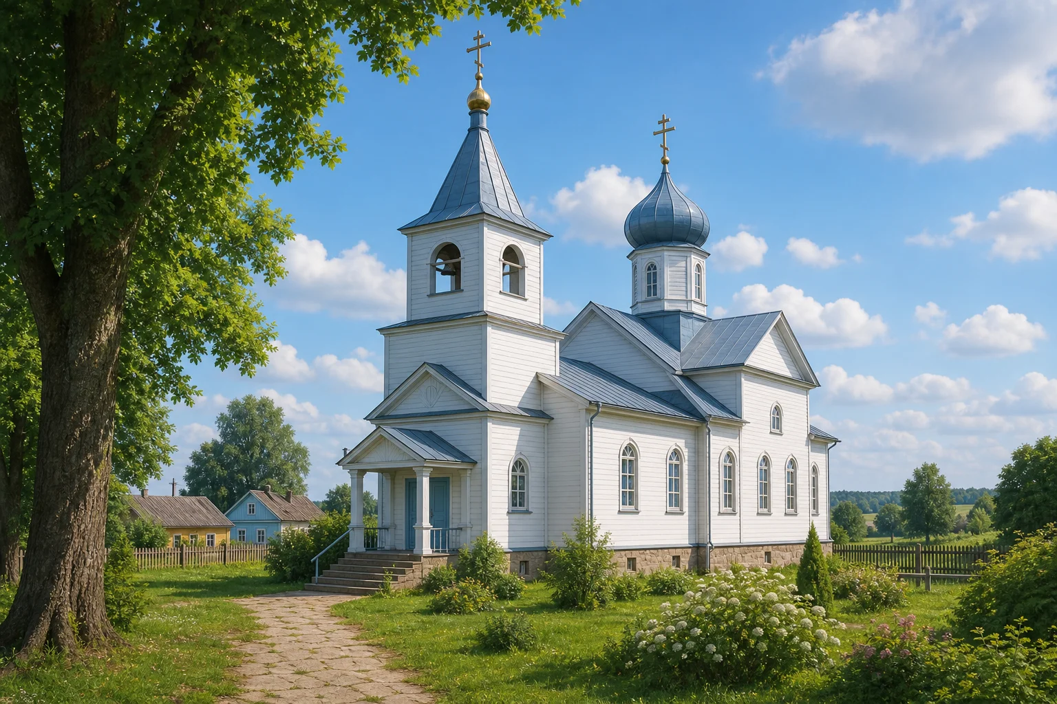 Храм Рождества Иоанна Предтечи в д. Малые Жуховичи