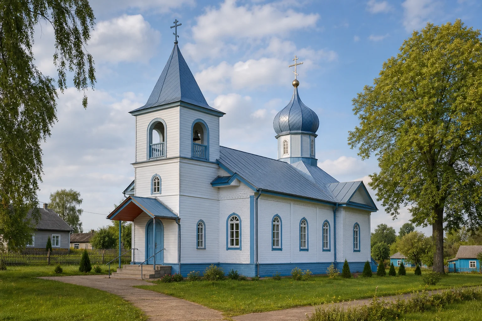 Храм Успения Пресвятой Богородицы, д.Гольни, БПЦ