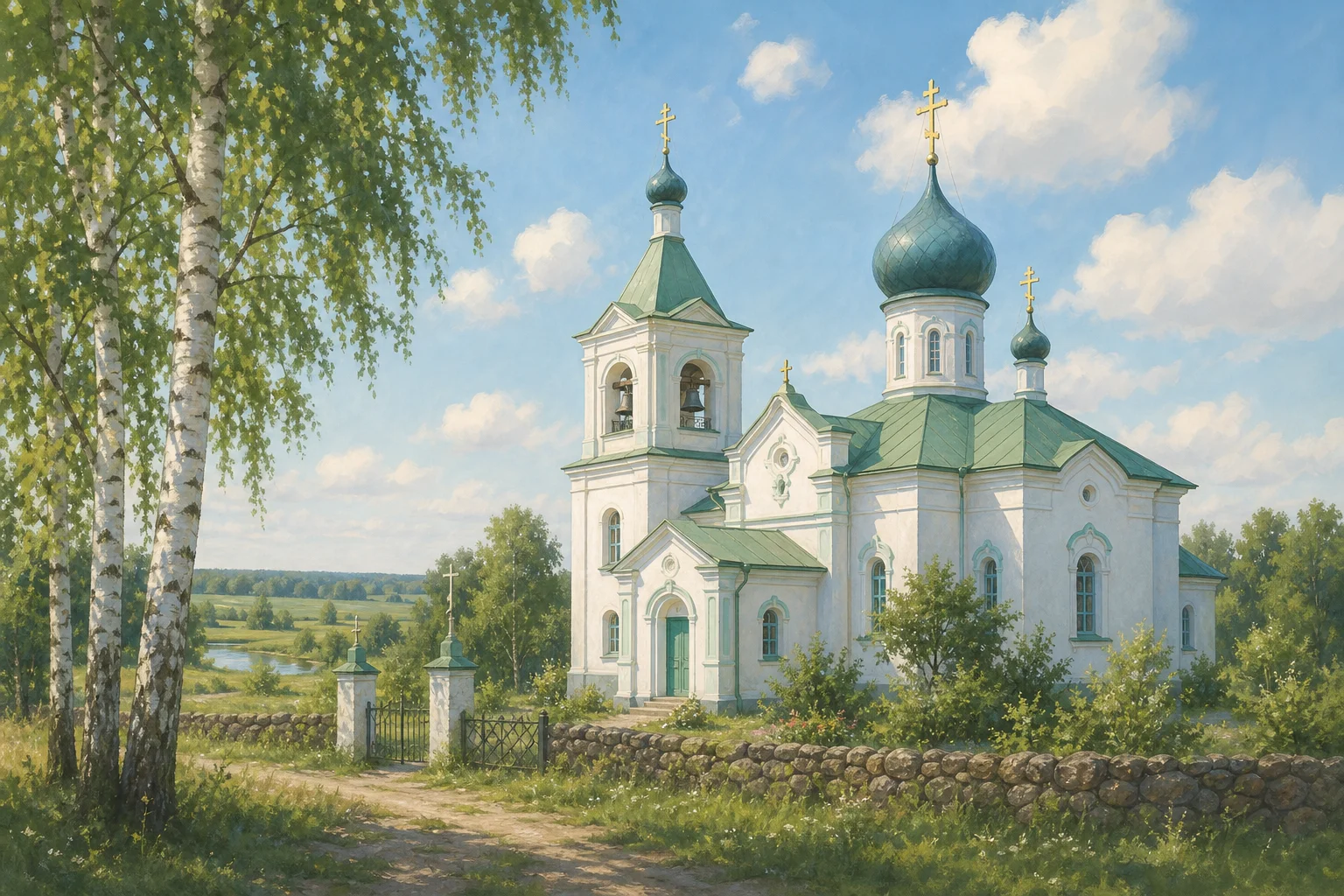 Храм в честь иконы Божьей Матери «Неопалимая Купина» в Федорах