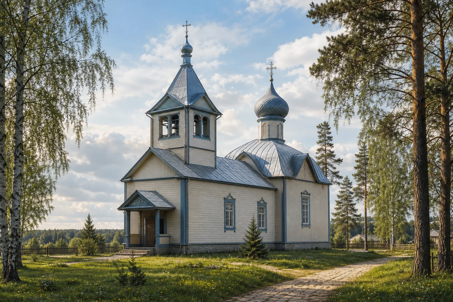 Хвошно, церковь Вознесенская