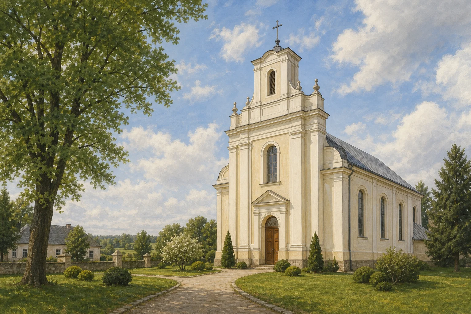 Индура. Костёл Пресвятой Троицы