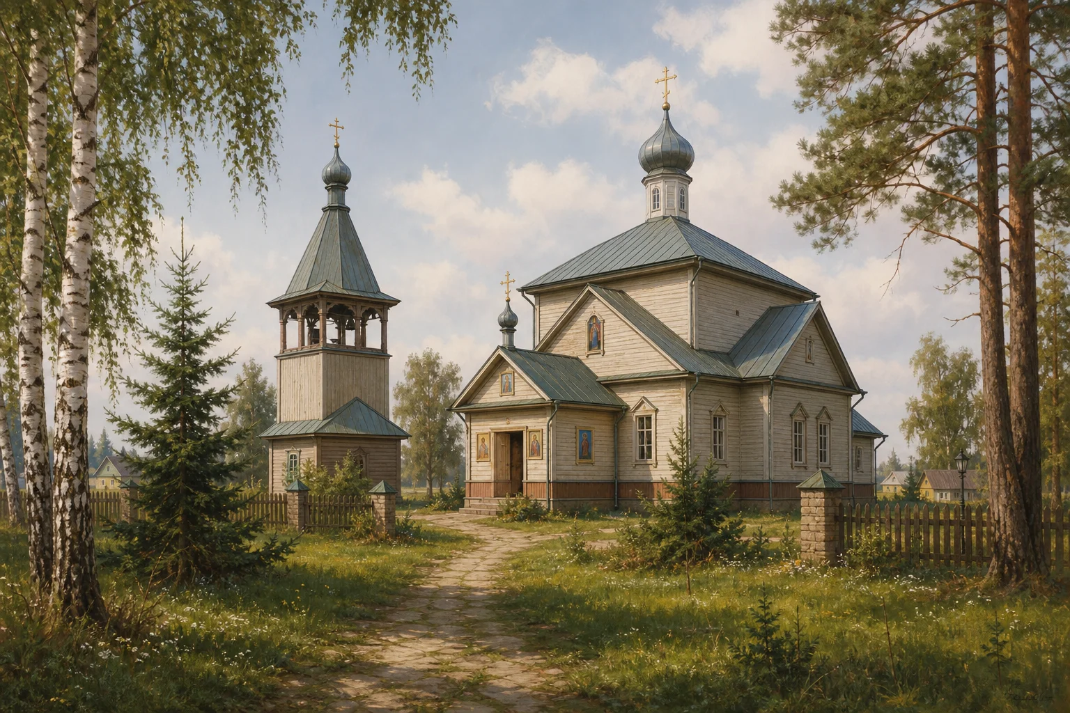 Каменюки, церковь св. Георгия (дерев.)