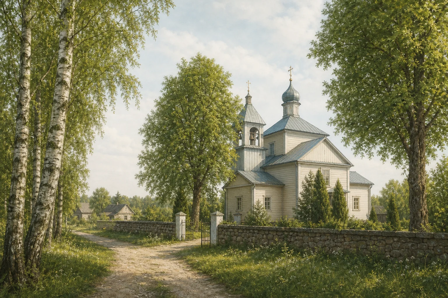Киевец, церковь Троицкая (дерев.)