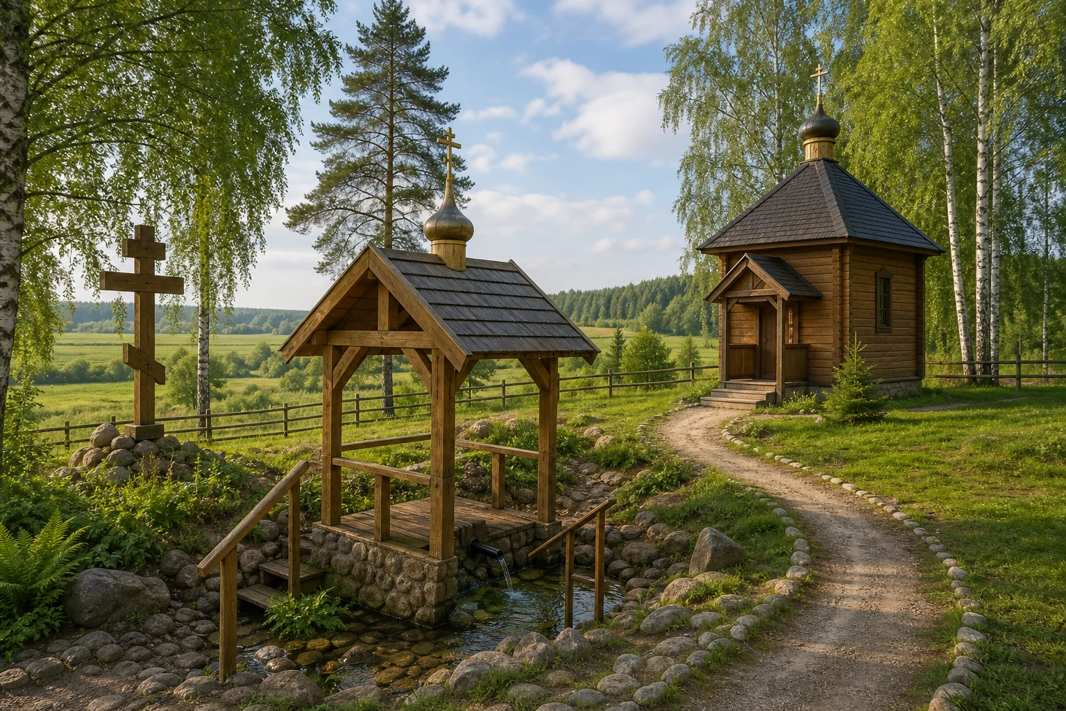 Клины, источник "Голубая криница"