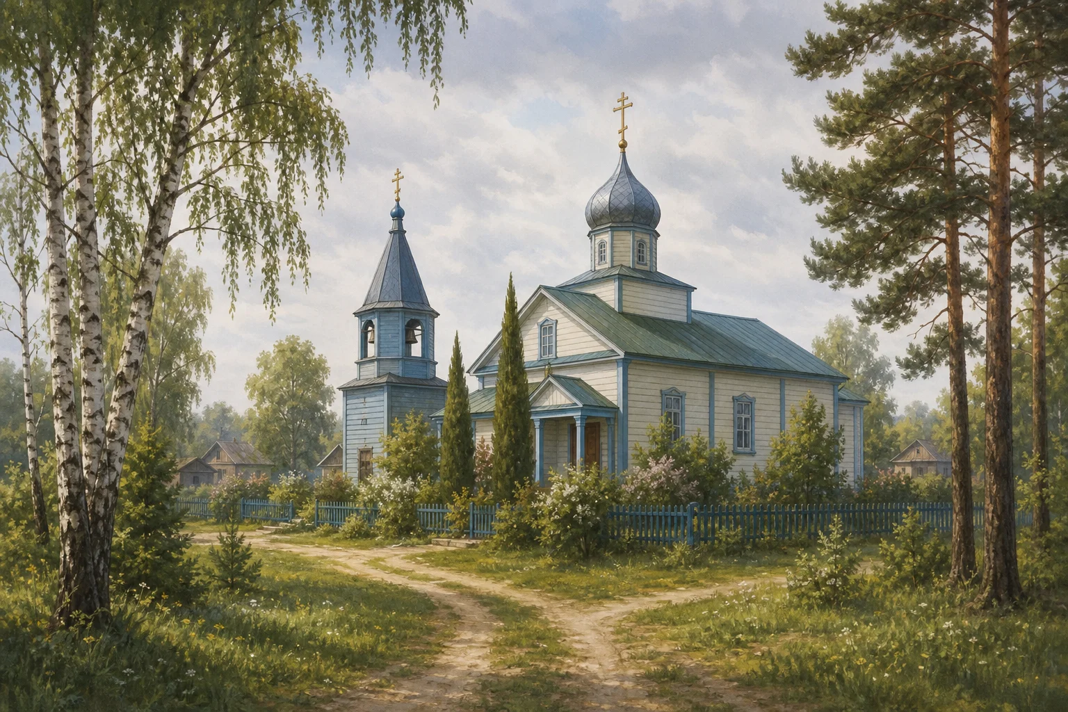 Коханово, церковь св. Николая (дерев.)