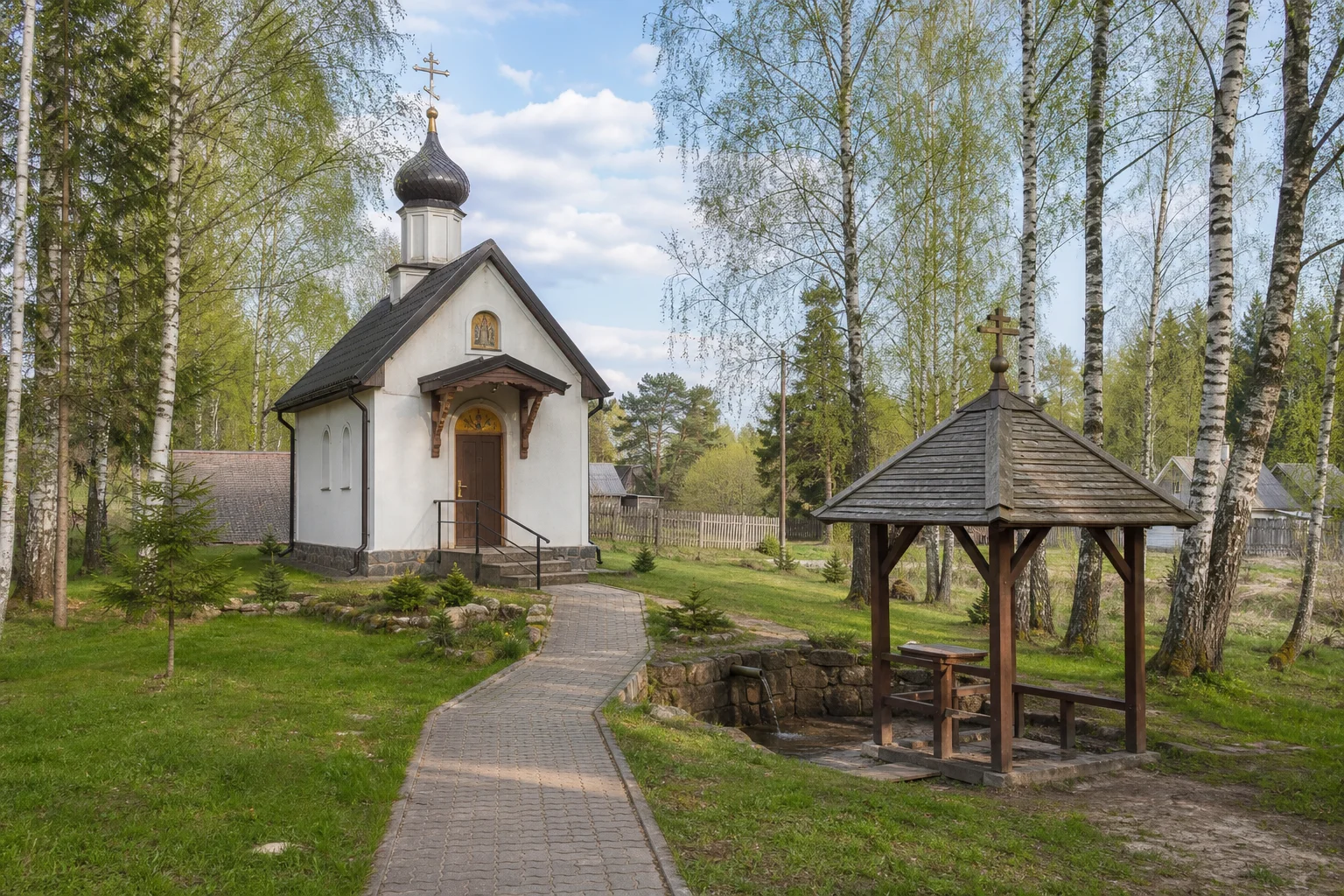 Колодчино, часовня придорожная