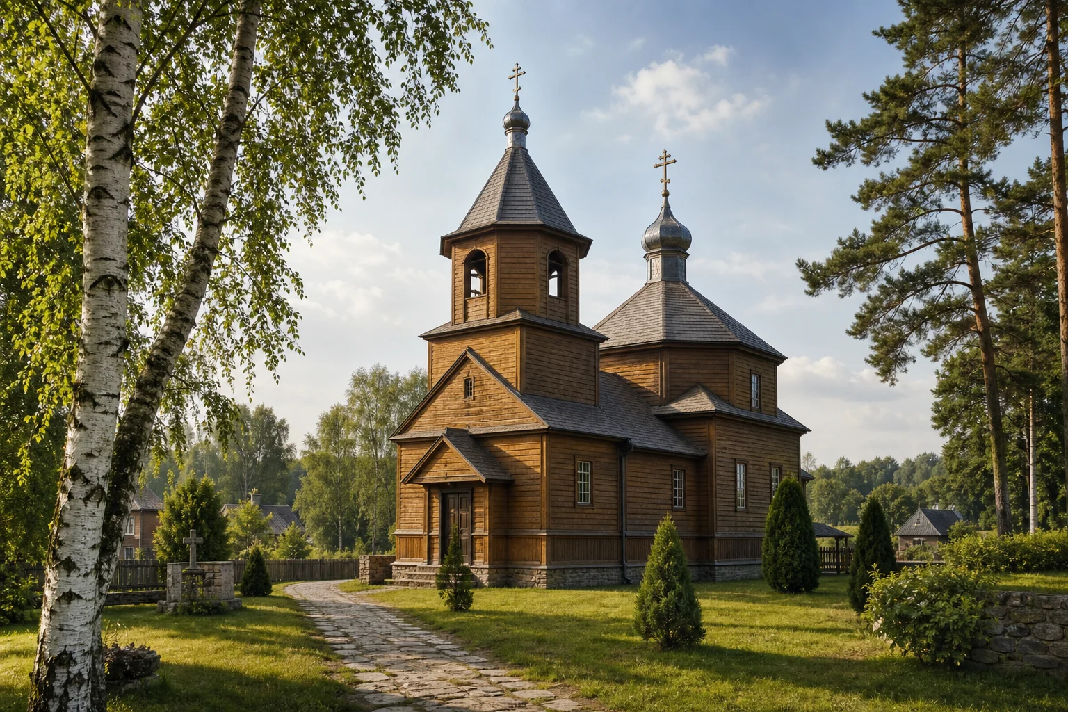 Комайск, церковь св. Ильи (дерев.)