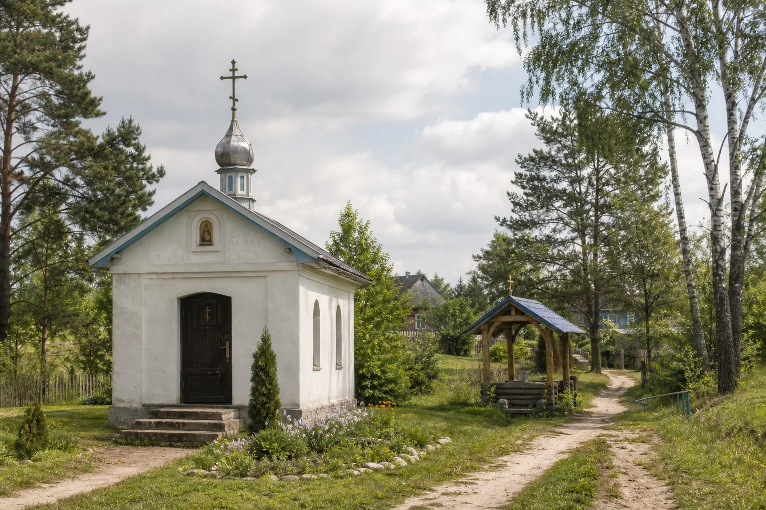 Корековцы, часовня придорожная
