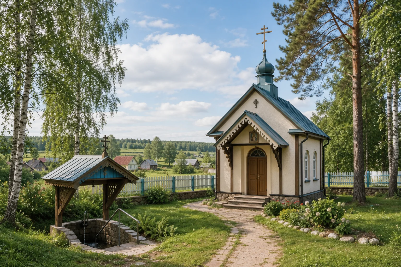 Корени, часовня придорожная