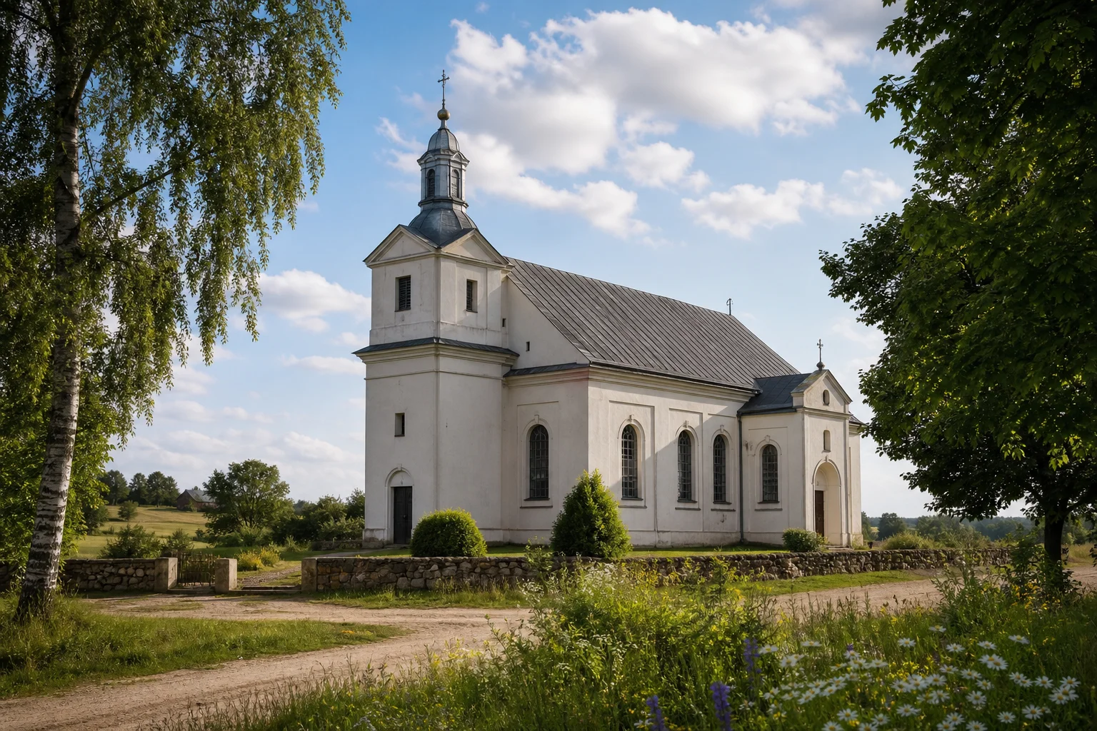 Костел Посещения Матери Божией Трокельской, аг. Трокели