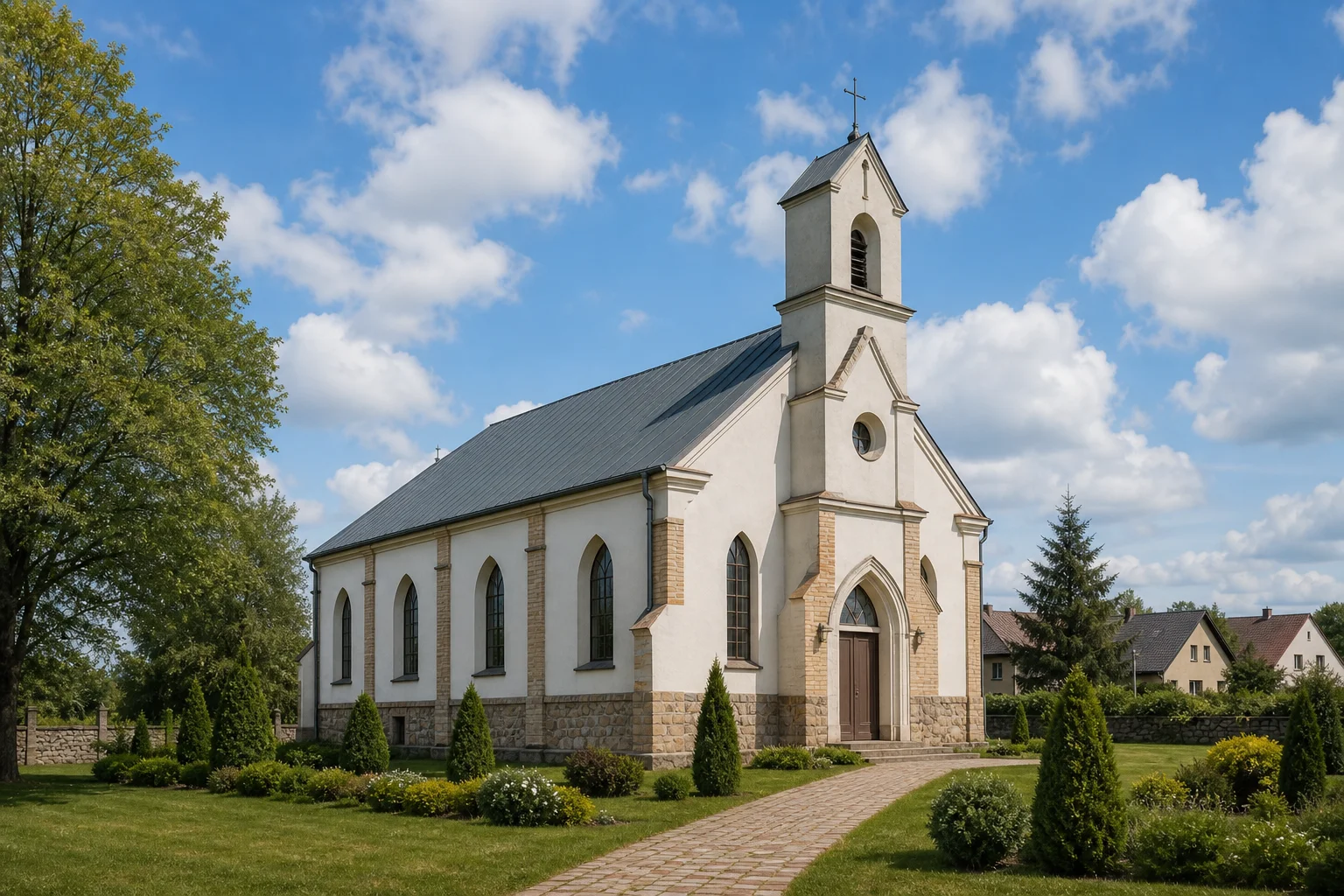 Костел св. Петра и Павла в деревне Камень