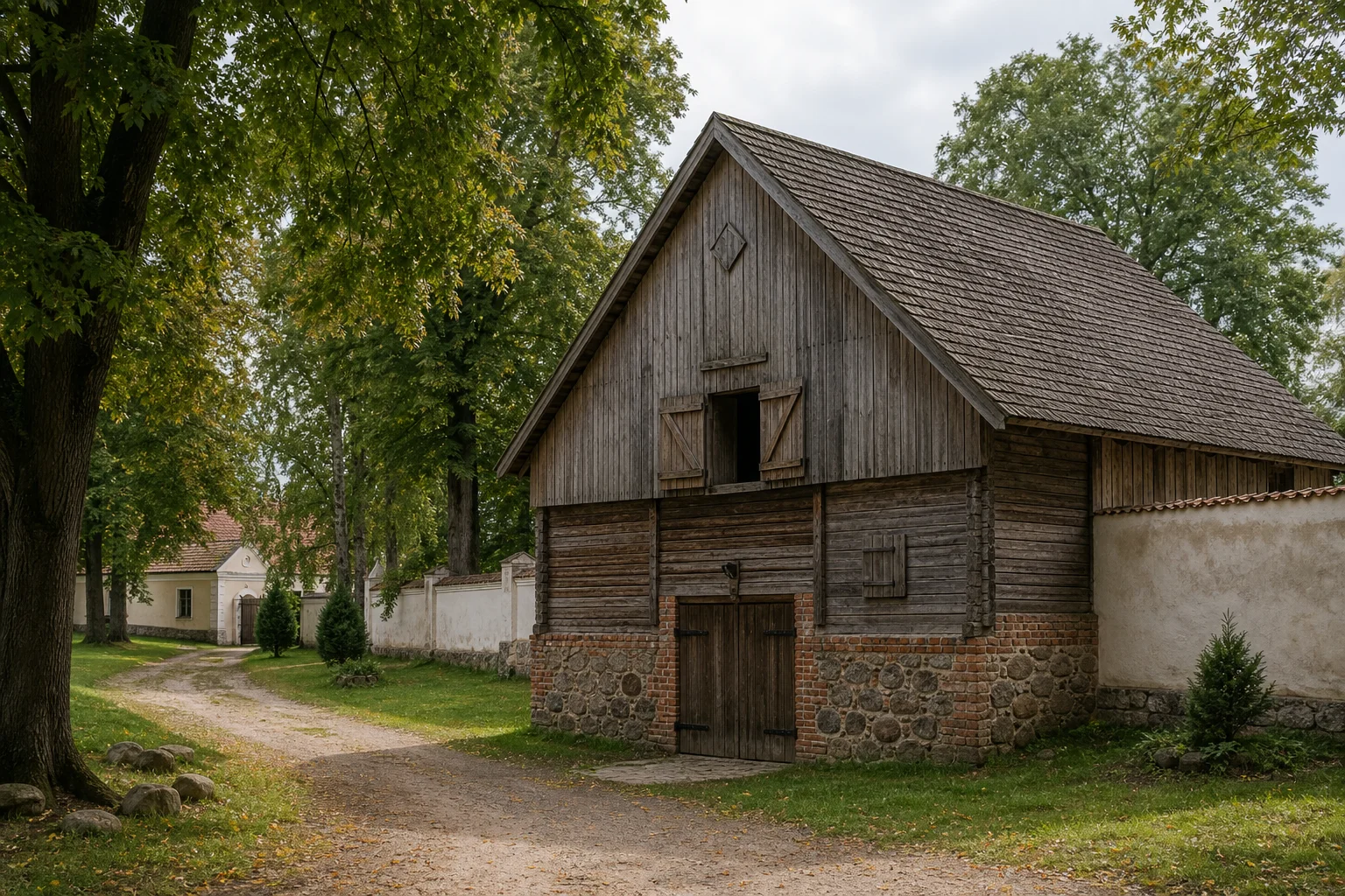 Красная Звезда, усадьба: хоздвор: амбар (дерев.)