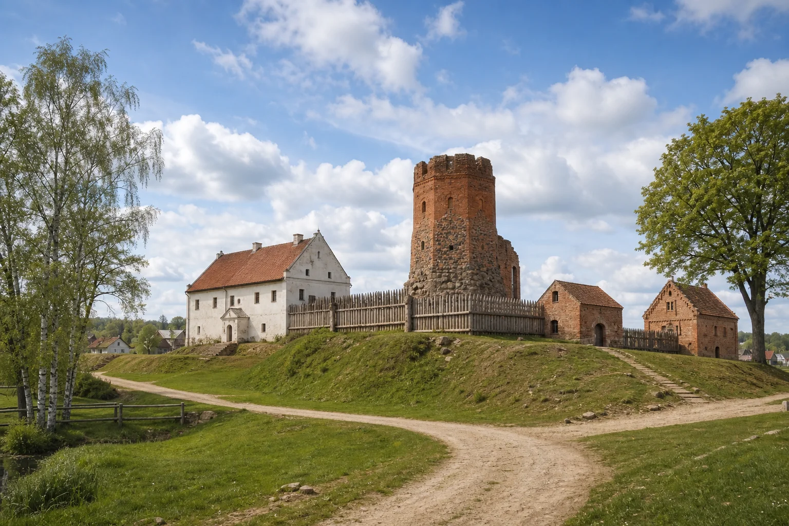 Красное, городище "Замок" (археол.)