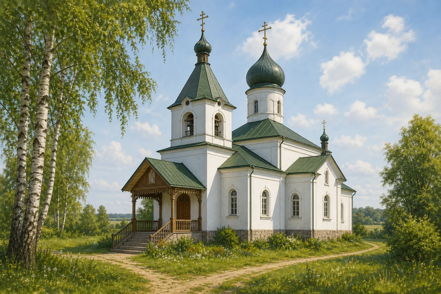 Крестовоздвиженская церковь в Сухополи
