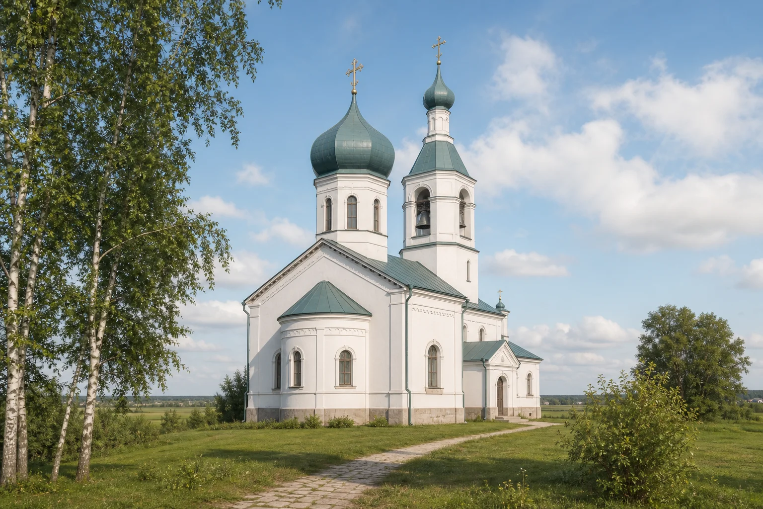 Крестовоздвиженская церковь в Высоком