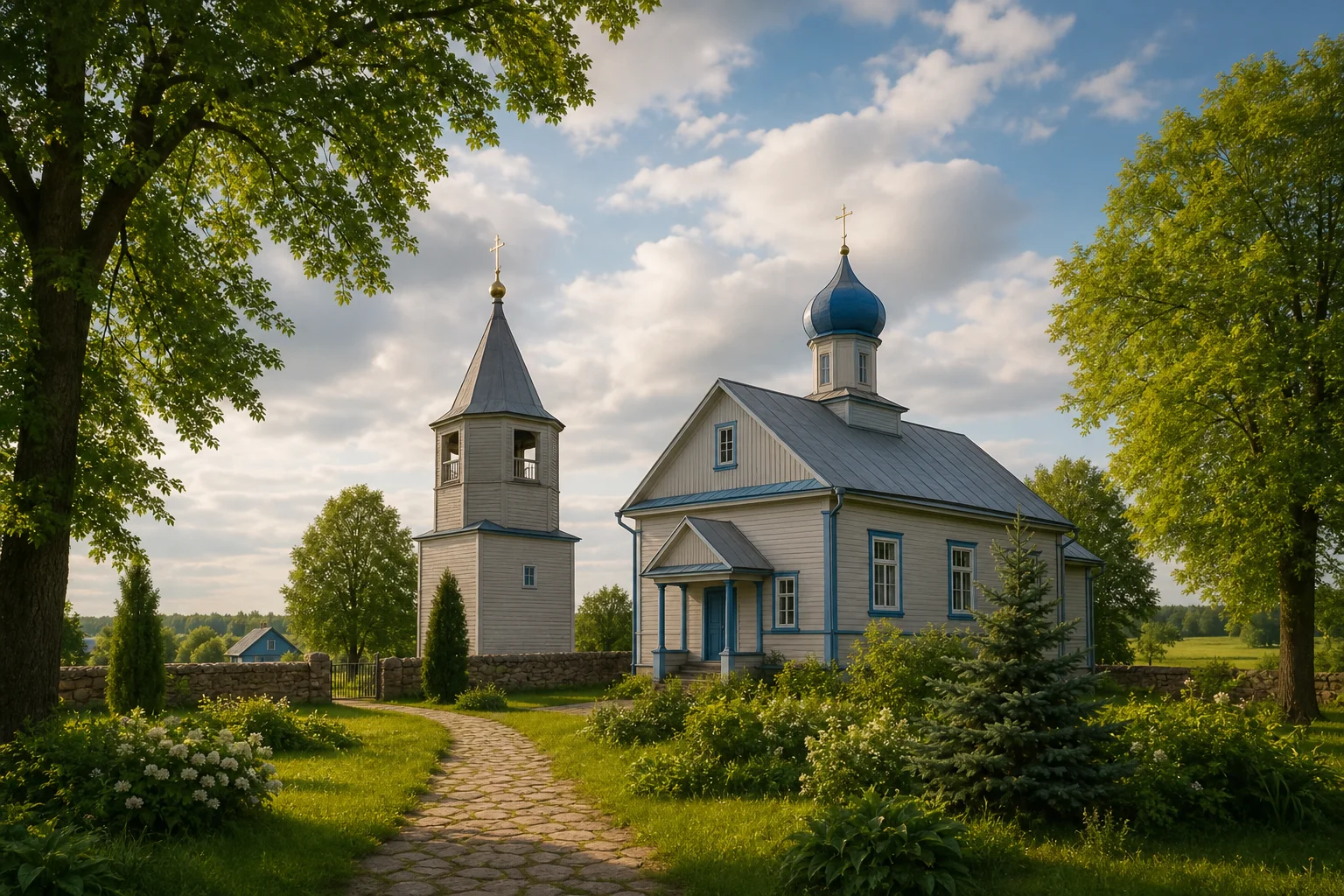 Крестовоздвиженская церковь с колокольней