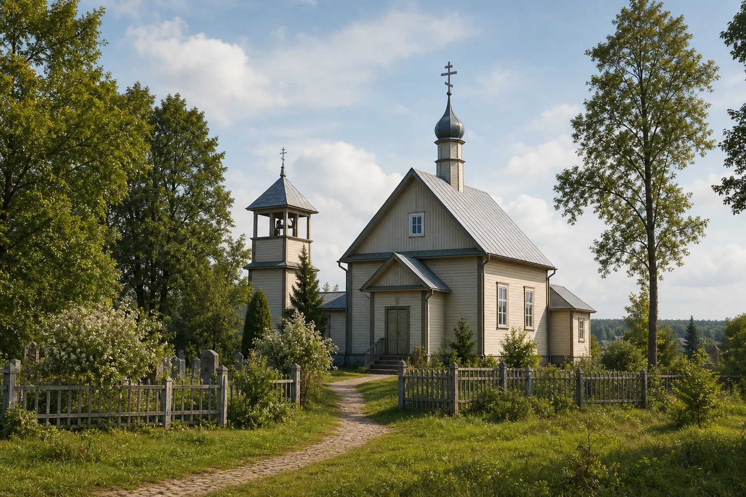 Кублищина, церковь старообрядческая Троицкая (дерев.)