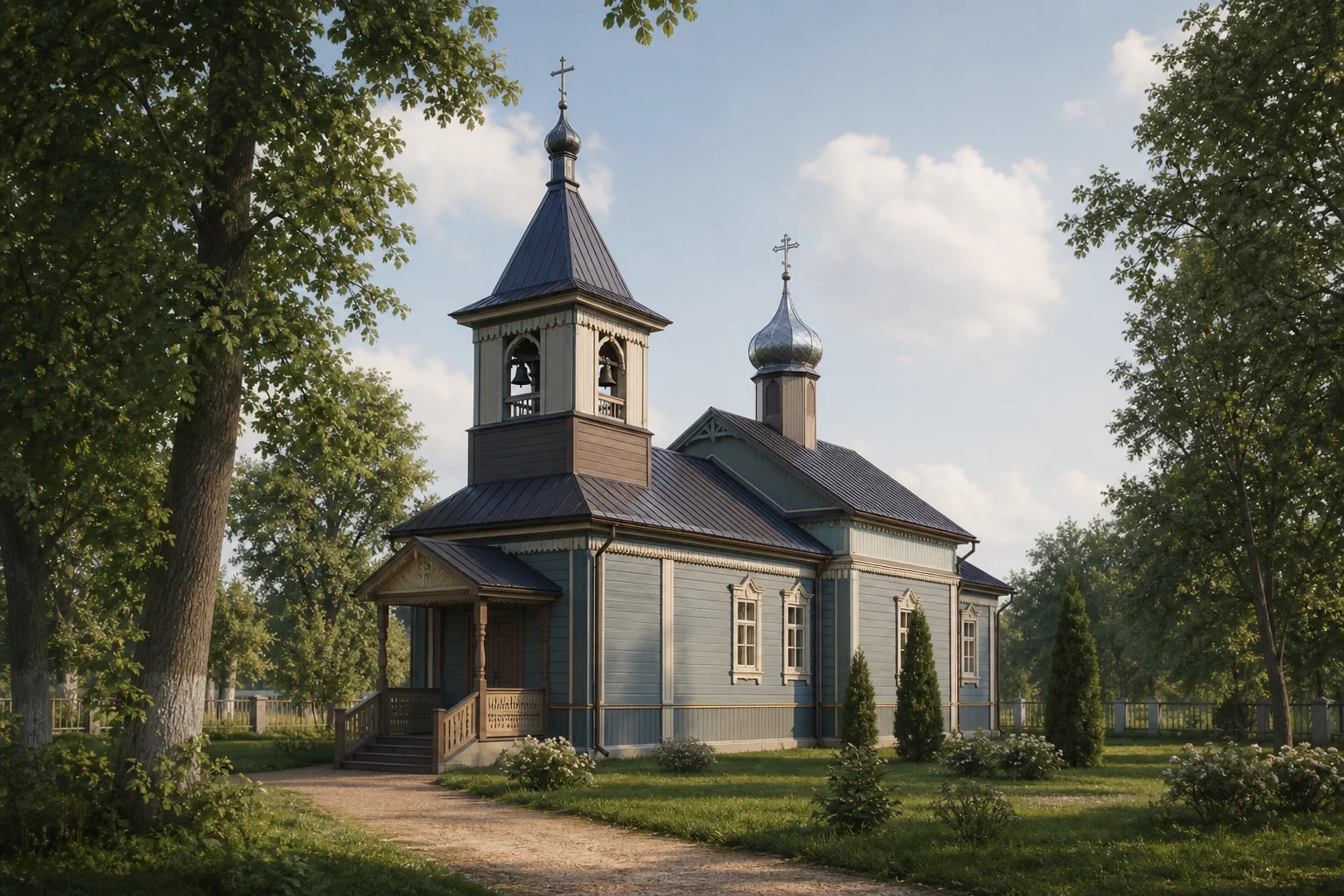 Кунцевщина, церковь Казанской иконы Богоматери (дерев.)