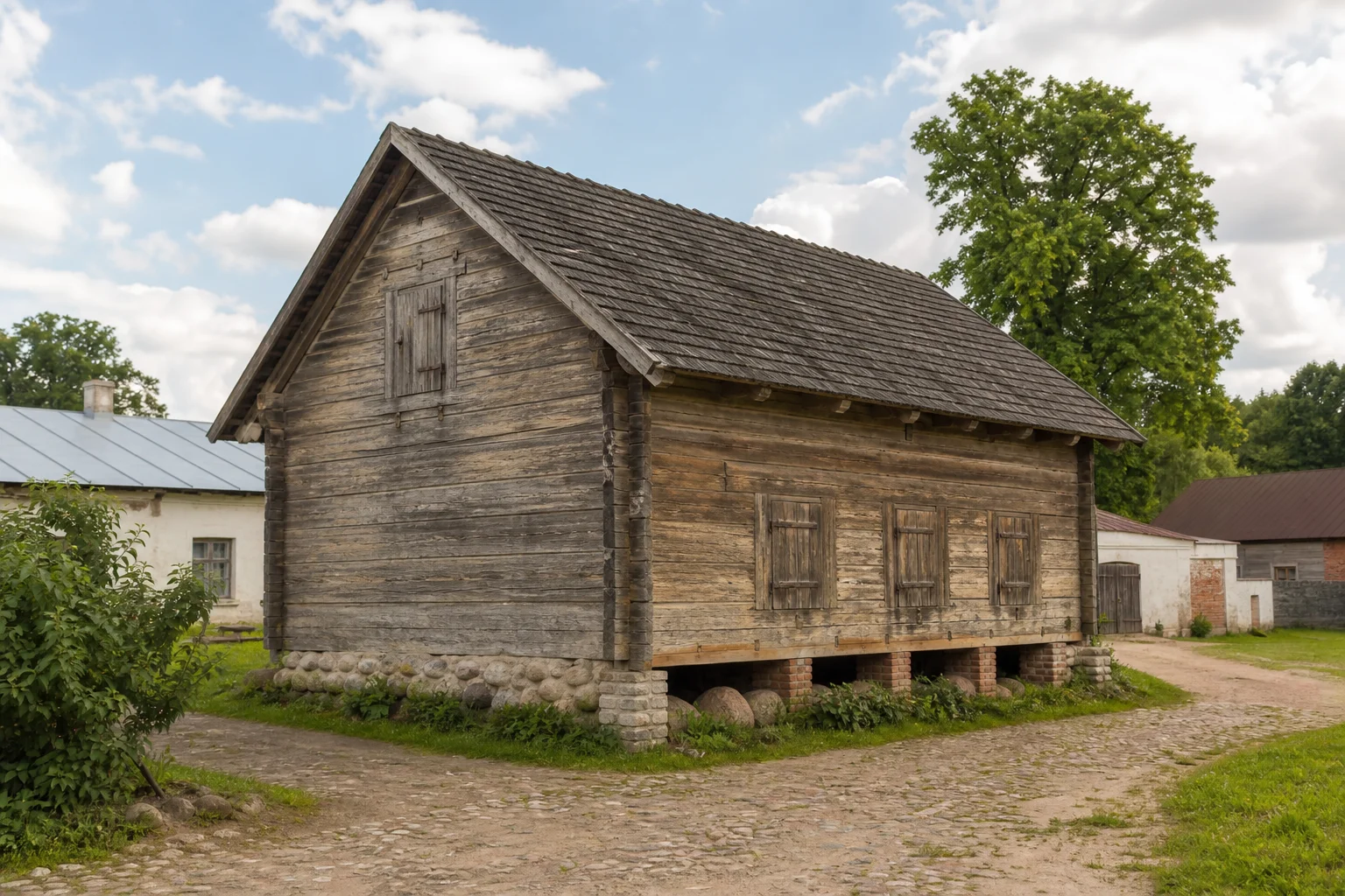Курочки, амбар (дерев.)