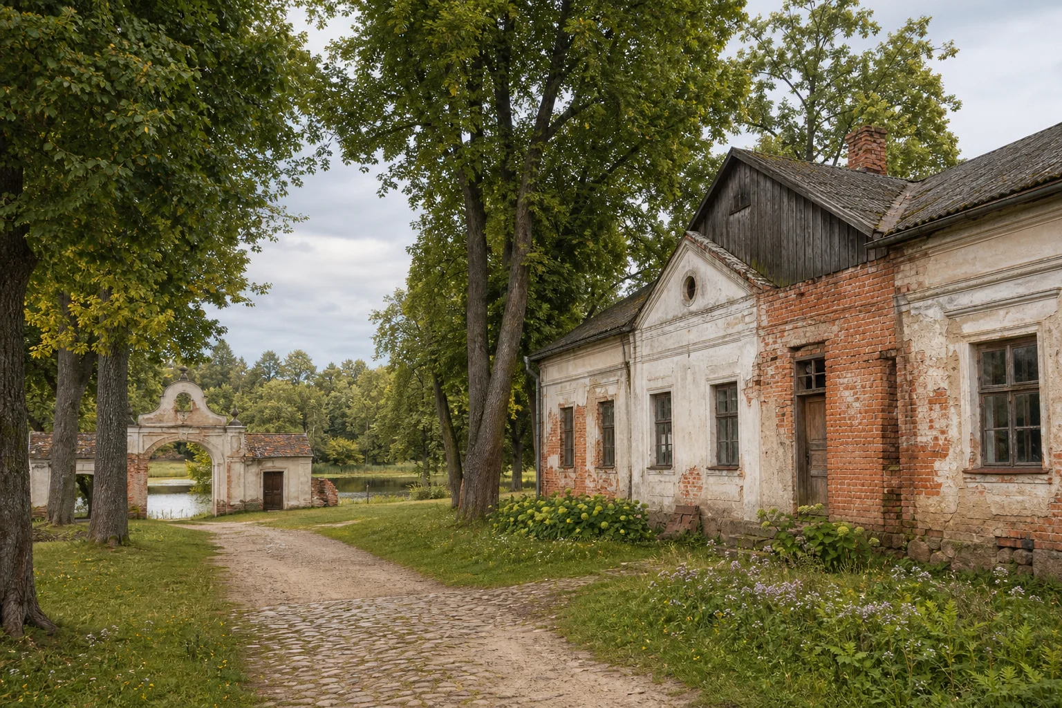 Кушляны. Остатки усадьбы Ясевичей