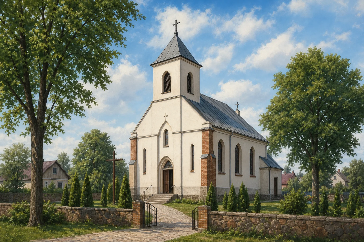 Квасовка. Костел Непорочного Зачатия Девы Марии