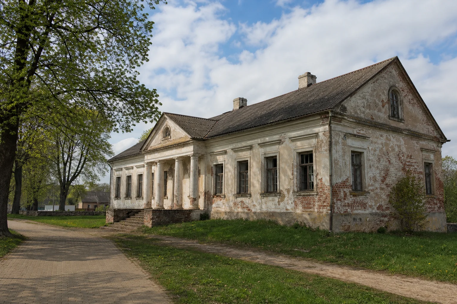 Легавцы, усадьба: усадебный дом (руины)