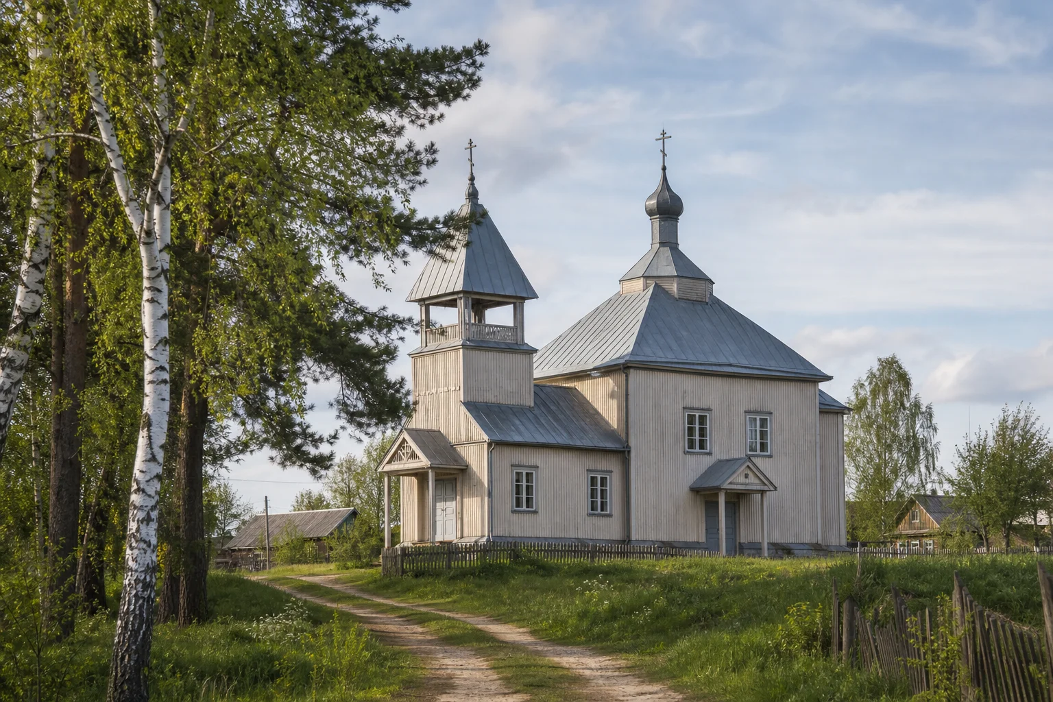 Лещиново, церковь старообрядческая Троицкая (дерев.)