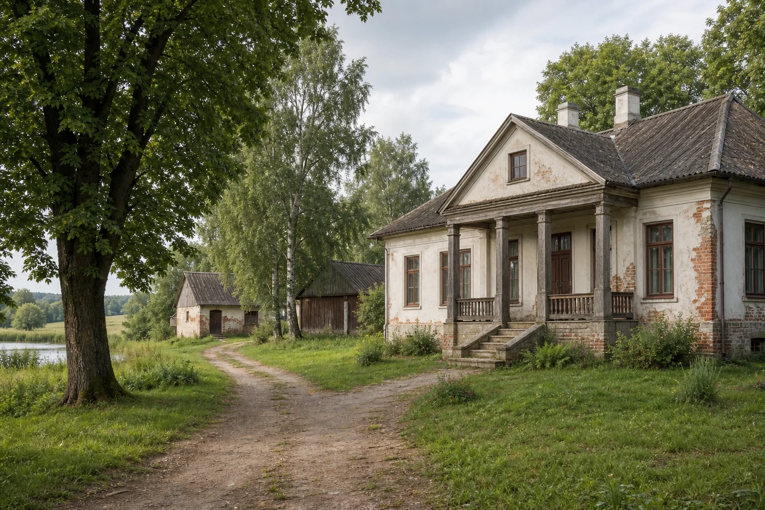 Лесковичи. Усадьба Хлюдинских