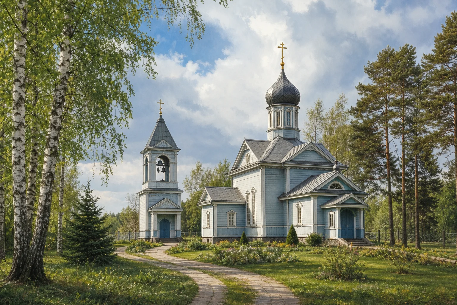 Лесной, церковь Троицкая