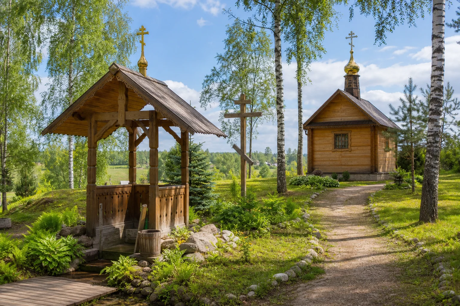 Логойск. Святой целебный источник Николая Чудотворца