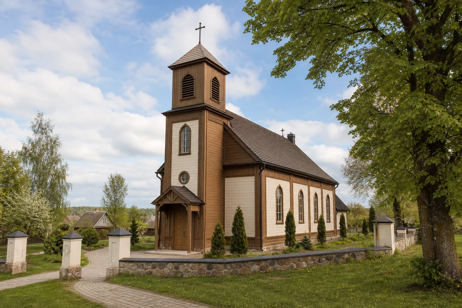 Лоск, костел Сердца Иисуса (дерев.)