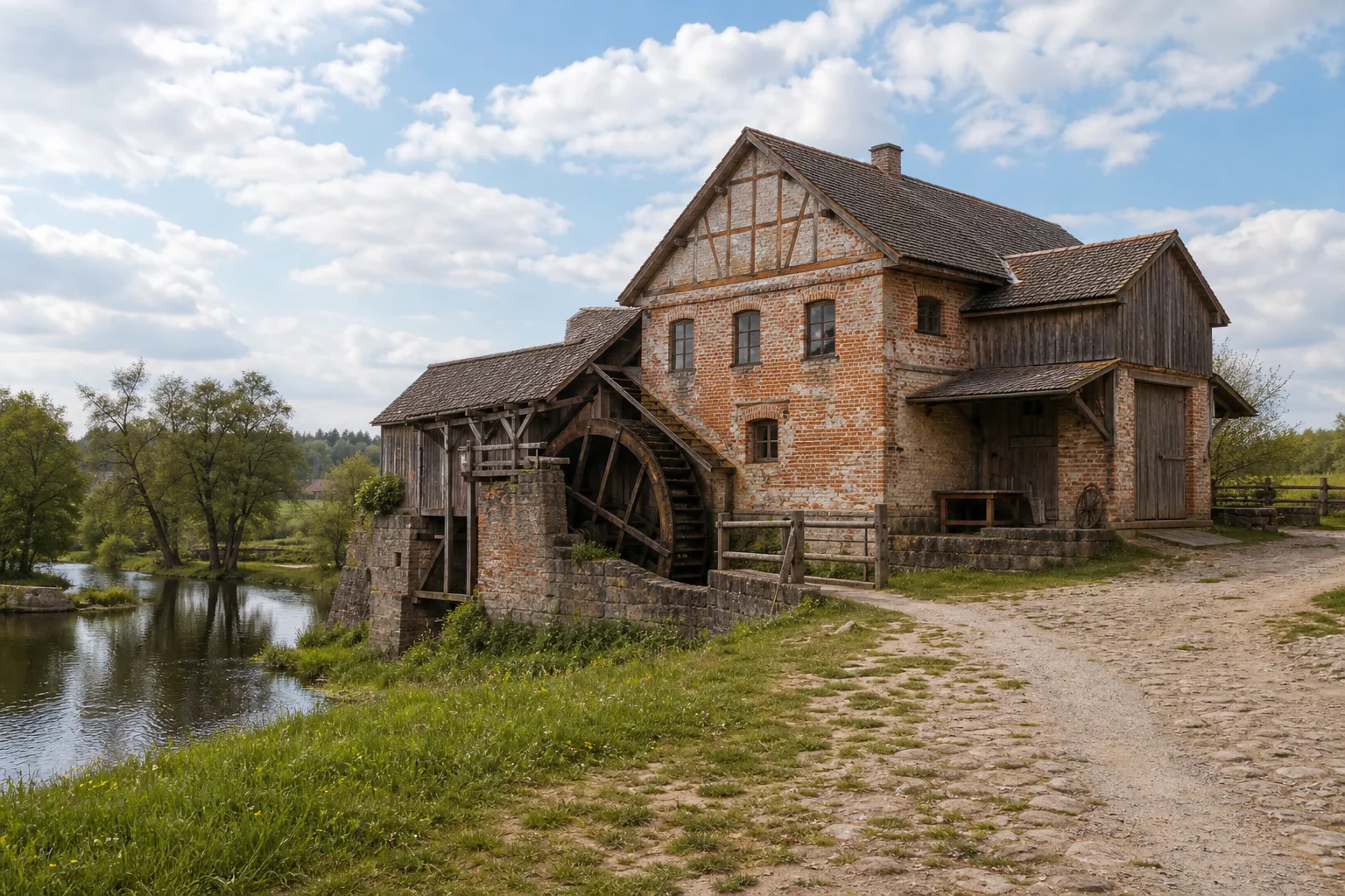 Лососна, водяная мельница (руины)