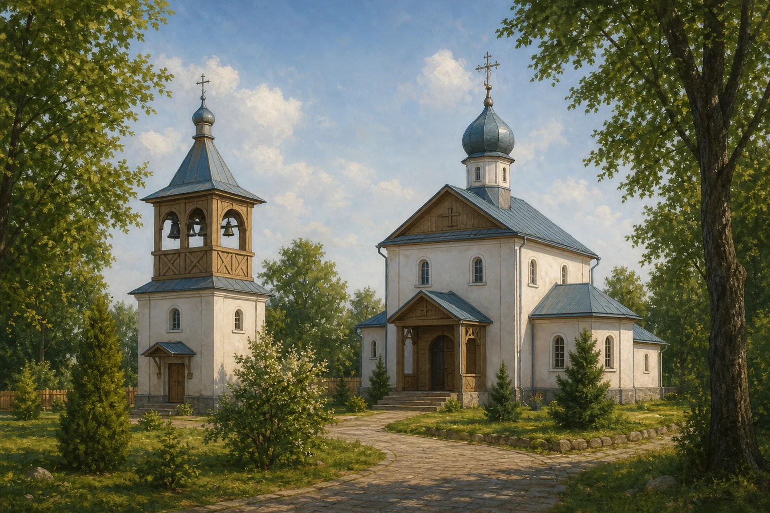 Лужесно. Церковь Вознесения Господня
