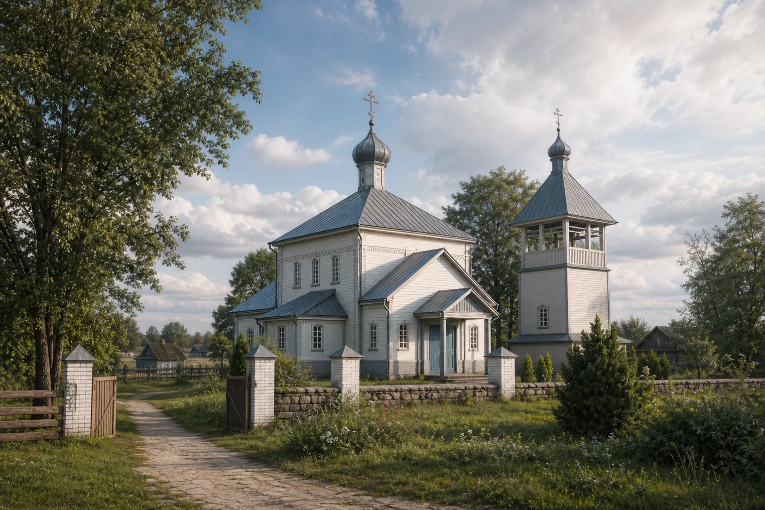 Лядовичи, церковь св. Параскевы Сербской (дерев.)