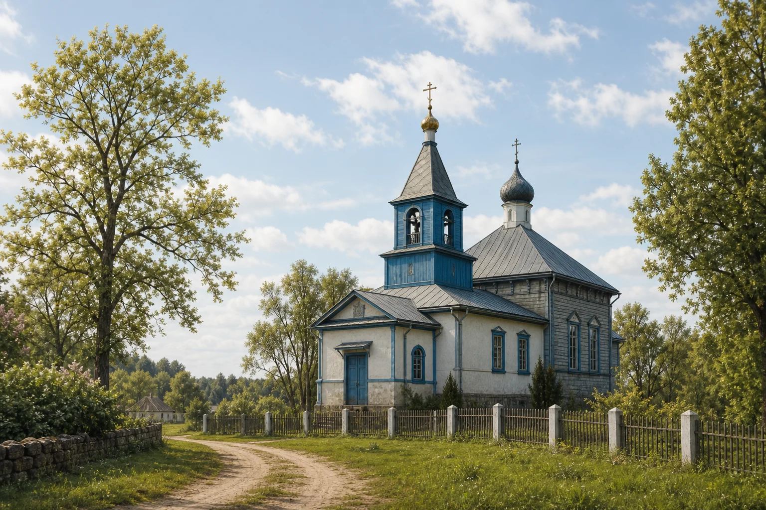Ляховичи 2-е, церковь (дерев.)
