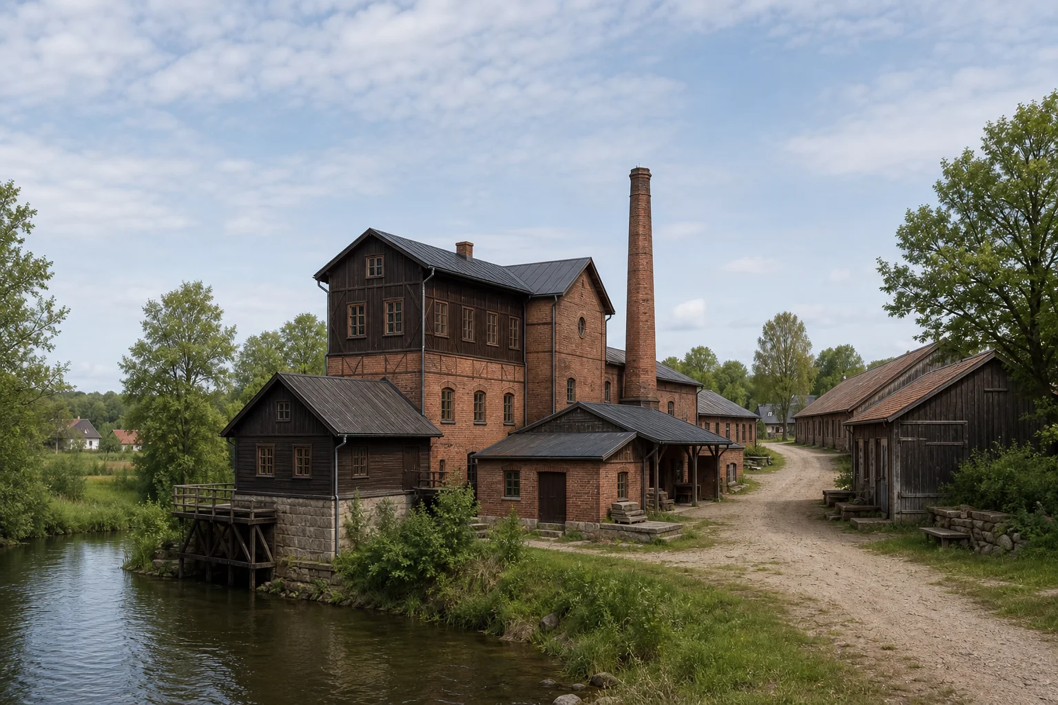 Лыцевичи, усадьба: паровая мельница