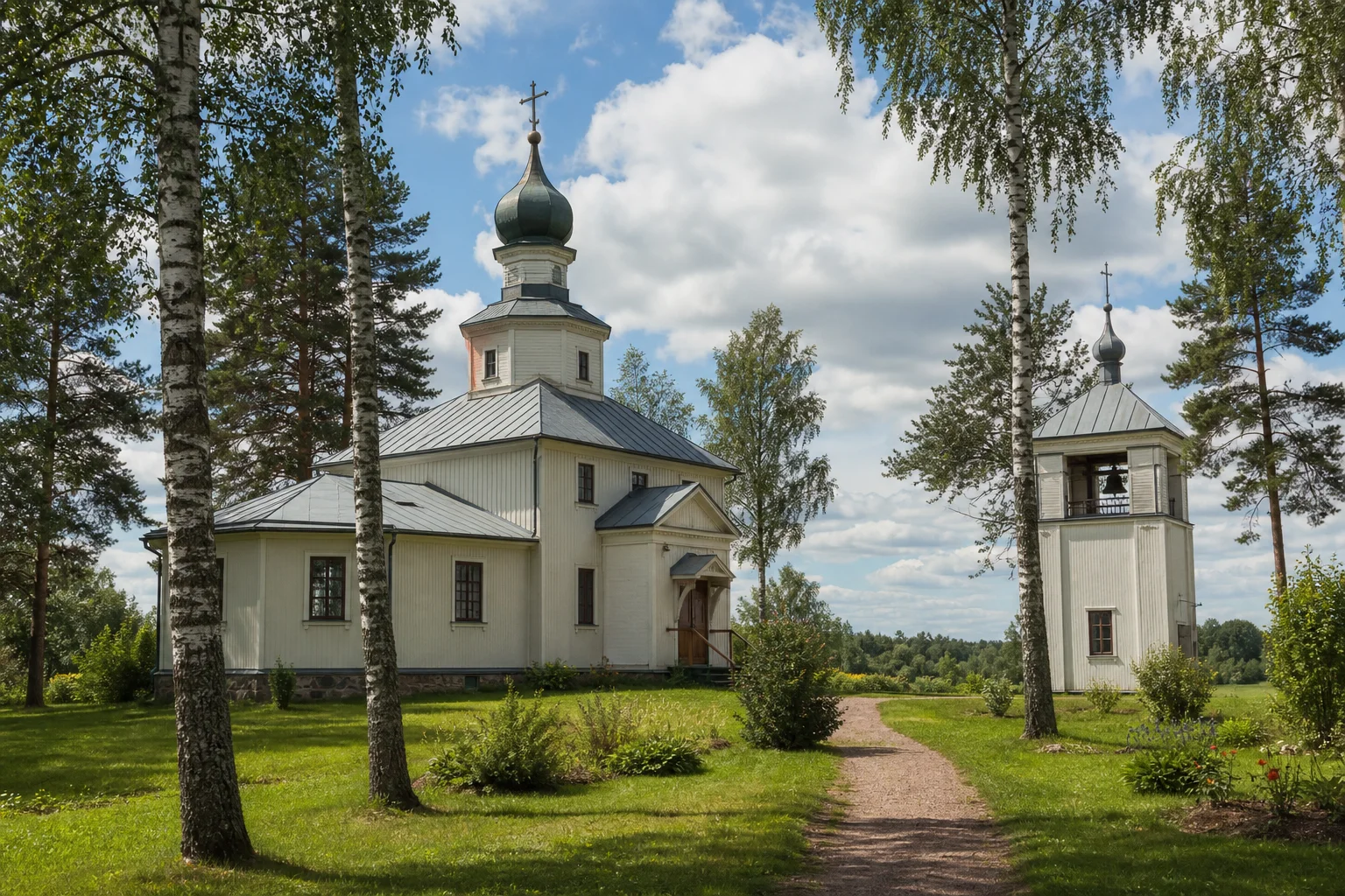 Любань, церковь Собора Белорусских Святых (дерев.)