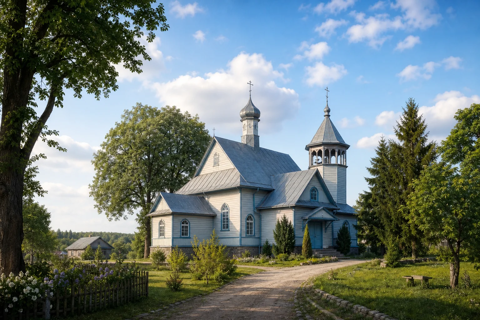Любаничи, церковь Успенская (дерев.)
